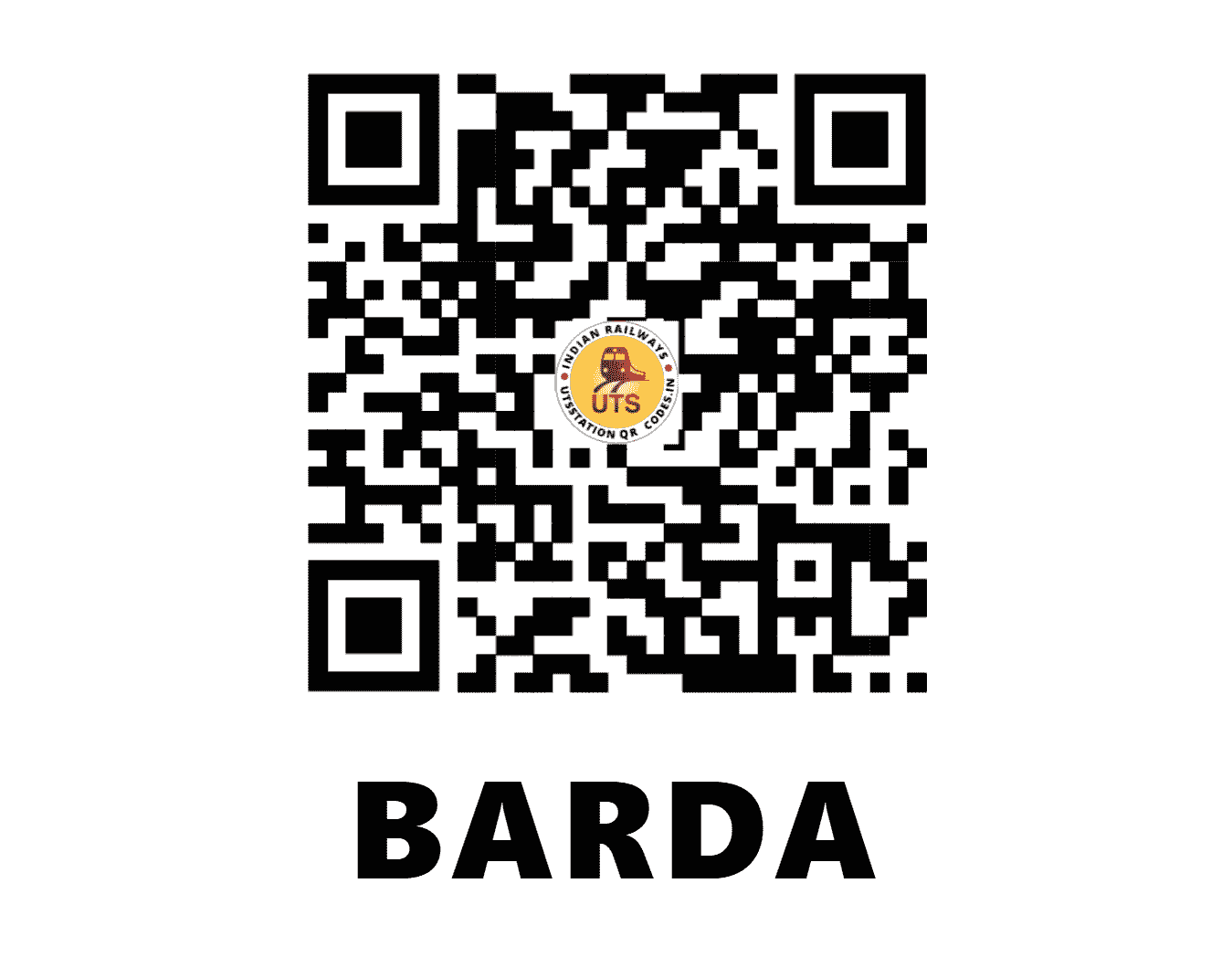 UTS QR Code for BARDA - BRDB (SE - WEST BENGAL)